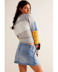 Free People - Wynne Denim Skirt At Free People In Light Indigo, Size: 26 - Lyst