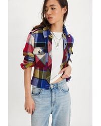 Free People - Winnie Plaid Shirt - Lyst