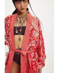 Spell - Full Bloom Maxi Robe - Lyst