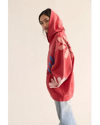 Free People - It's A Vibe Flowers Hoodie - Lyst