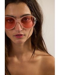 Free People - Ines Round Sunglasses - Lyst
