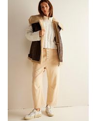 Free People - Osaka Jeans At Free People In Latte, Size: 24 - Lyst