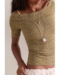 Intimately By Free People - Smooth Talking Off-The-Shoulder Top By - Lyst