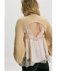 Free People - Emery Knitted Bolero - Lyst