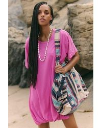free-est - Shorebound Cotton-Jersey Mini Dress By - Lyst