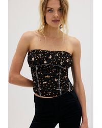 Free People - Scottie Printed Tube Top - Lyst