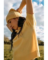 Free People - Solid Twilight Cashmere Turtleneck Sweater - Lyst