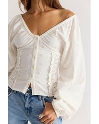 Free People - Poppy Blouse - Lyst