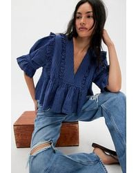 Free People - Miley Cotton Top - Lyst