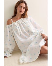 Sleeper - Cha-Cha Ruffled Midi Slip Dress - Lyst