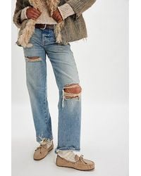Free People - Misty Suede Moccasins - Lyst