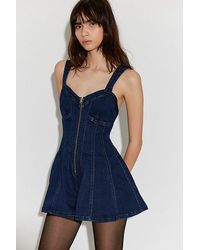 Free People - Delancey Flare Romper - Lyst