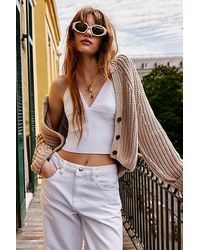 Free People - Sweet Nothing Cardi At In Sandcastle, Size: Large - Lyst