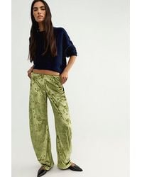 Free People - Radiance Velvet Pull-On Pants - Lyst