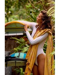 GIGI C - Riley Surf Suit At Free People In White, Size: Large - Lyst