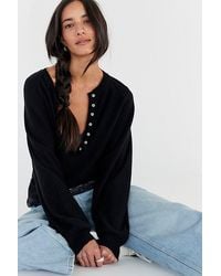 Free People - Porta Cashmere Henley - Lyst