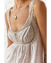 Free People - Country Charm Mini Slip - Lyst
