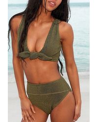 Beach Riot - Ritzy Highway High-Waisted Bikini Bottoms - Lyst