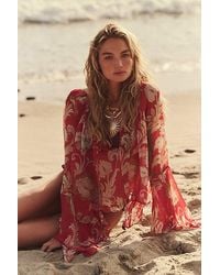 Free People - Milo Printed Blouse - Lyst