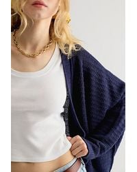 Free People - Mad About You Linen Cardi - Lyst