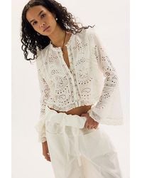 LoveShackFancy - Hawthorn Blouse - Lyst