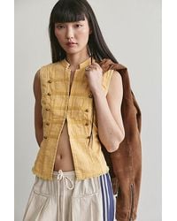 Free People - Hearts On Fire Band Vest Jacket - Lyst