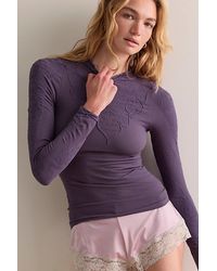 Intimately By Free People - Mixed Feelings Mock Neck Top By - Lyst