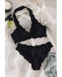 Intimately By Free People - Charlie Lace Microfiber Halter Bralette By - Lyst