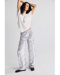 Free People - Radiance Velvet Pull-On Pants - Lyst