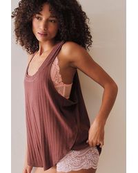 Intimately By Free People - End Game Pointelle Lounge Tank Top By - Lyst