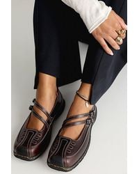 Dr. Martens - Aurix Satin Finish Leather Mary Janes - Lyst