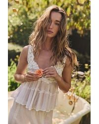 Free People - Petal Party Shapeless Cami By - Lyst