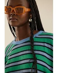 Free People - Frankie Rectangle Sunglasses - Lyst