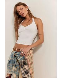 Free People - Sweetheart Halter Top - Lyst