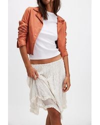 Free People - Sanderson Midi Skirt - Lyst