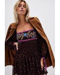 Free People - Through The Meadow Mini Dress - Lyst