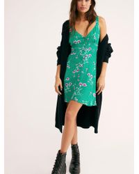 Free People On My Mind Mini Slip - Green