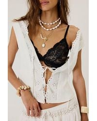 Intimately By Free People - Last Dance Lace Triangle Bralette - Lyst