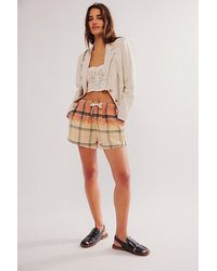One Teaspoon - Flannel Studded Boxer Shorts - Lyst