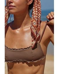 Toast - Fp X Signature Frill Bikini Top - Lyst