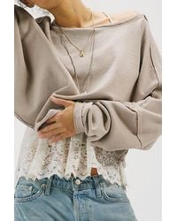 Free People - To The East Pullover - Lyst
