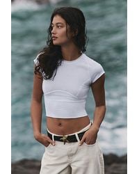 Free People - Protagonist Tee At Free People In Ivory, Size: Xs - Lyst