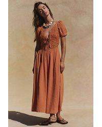free-est - All You Need Is Lace Midi Dress By - Lyst