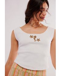 Free People - Shells For Days Tee - Lyst