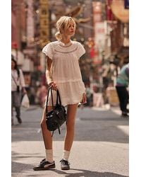 Free People - Clarise Mini Dress - Lyst