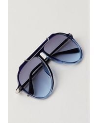 Free People - Ventura Oversized Aviator Sunglasses - Lyst