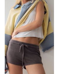 Intimately By Free People - Staycation Terry Micro Lounge Shorties By - Lyst