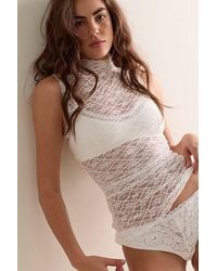 Intimately By Free People - Pretty Problem Mock Neck Tank Top By - Lyst