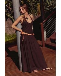 free-est - Sandshell Linen Skirt Set By - Lyst