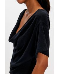 Free People - Waterfall Cowl-Neck Top - Lyst